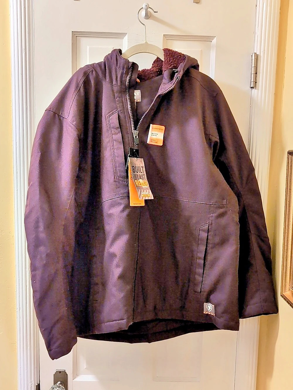 Ariat Rebar Durastretch Sherpa Lined Hood, Jacket XXL